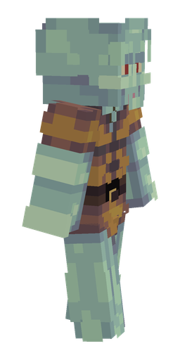 Blue skin: body, right side render
