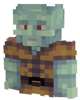 Blue skin: bust render