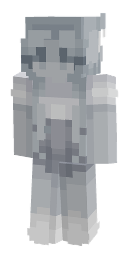 Gray skin: body, front render