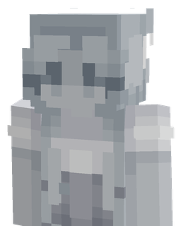 Gray skin: bust render