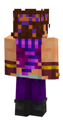 Brown skin: body, back render