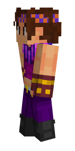 Brown skin: body, left side render