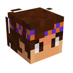 Brown skin: head render