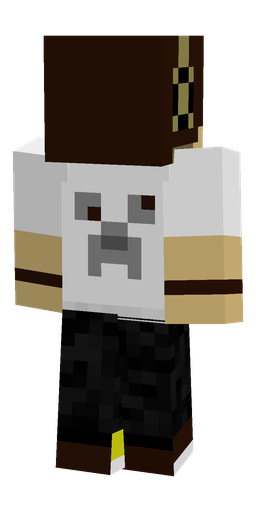 Black skin: body, back render