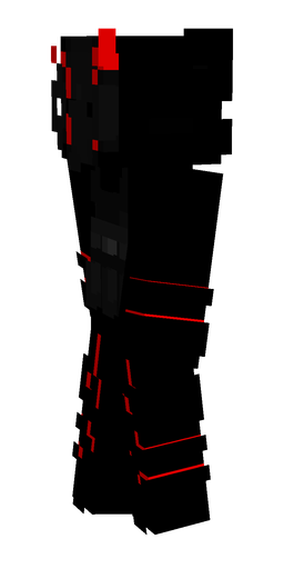 Black skin: body, left side render