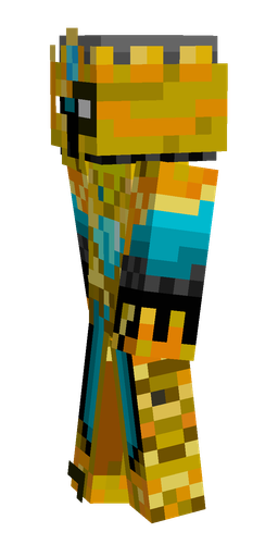 Black skin: body, left side render