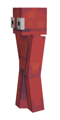 Red skin: body, left side render