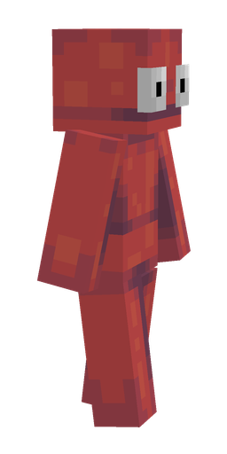 Red skin: body, right side render