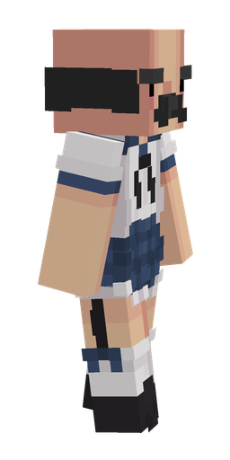 Black skin: body, right side render