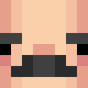 Black skin: face render