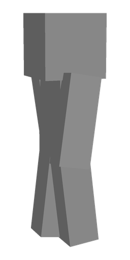Black skin: body, left side render