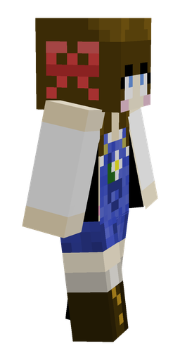 Brown skin: body, right side render