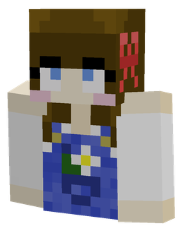 Brown skin: bust render