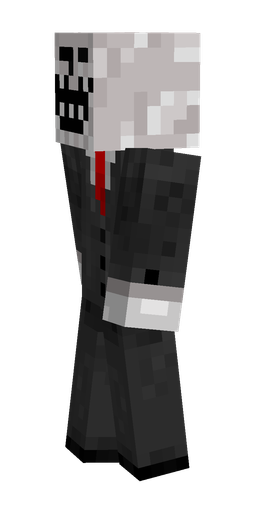 Black skin: body, left side render