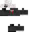 Black skin: raw texture render