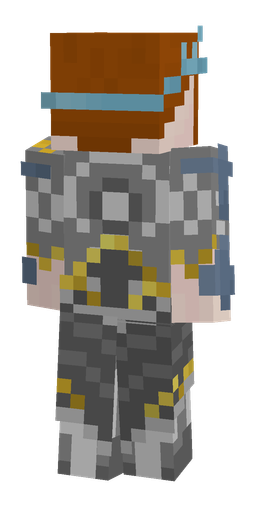 Gray skin: body, back render