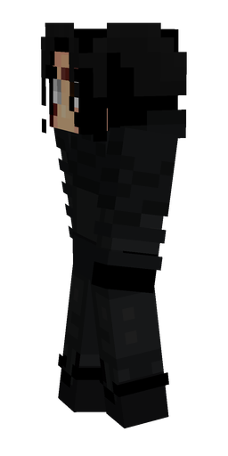 Black skin: body, left side render