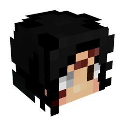 Black skin: head render