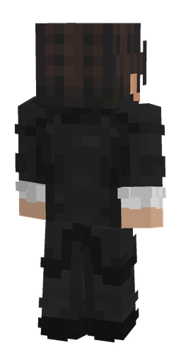 Black skin: body, back render