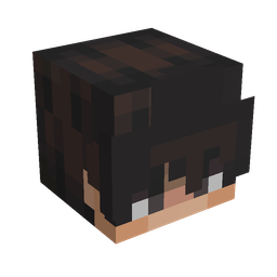 Black skin: head render