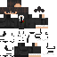 Black skin: raw texture render