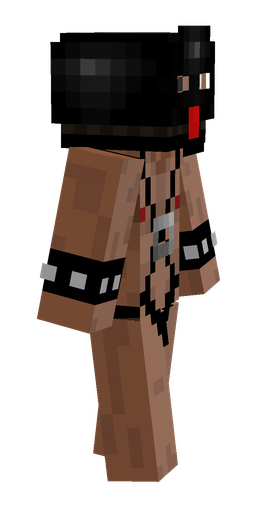 Black skin: body, right side render