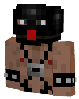 Black skin: bust render