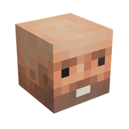 Black skin: head render