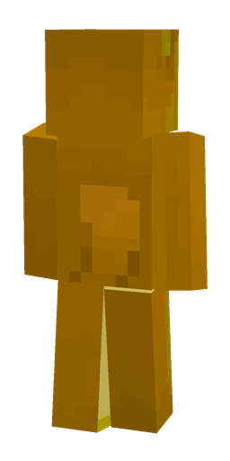 Brown skin: body, back render
