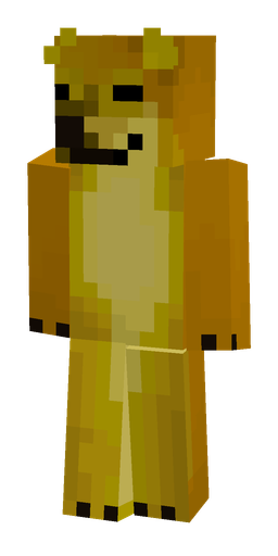 Brown skin: body, front render