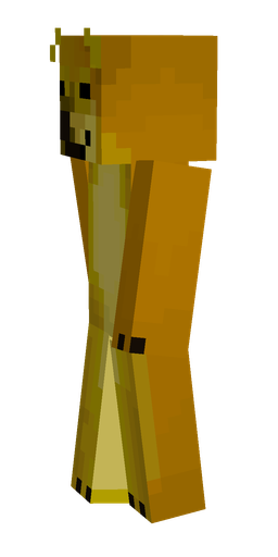 Brown skin: body, left side render