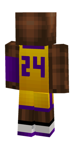 Brown skin: body, back render