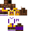 Brown skin: raw texture render
