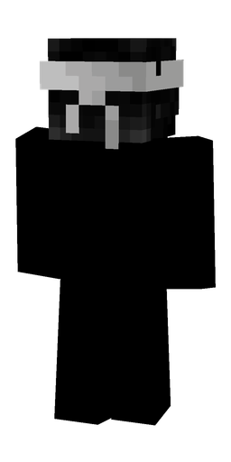 Black skin: body, back render
