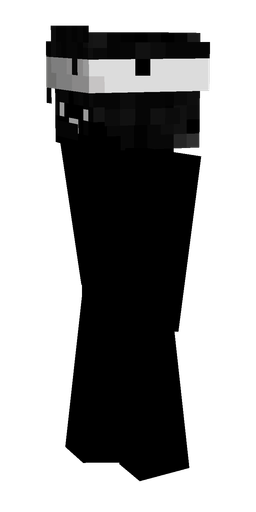 Black skin: body, left side render