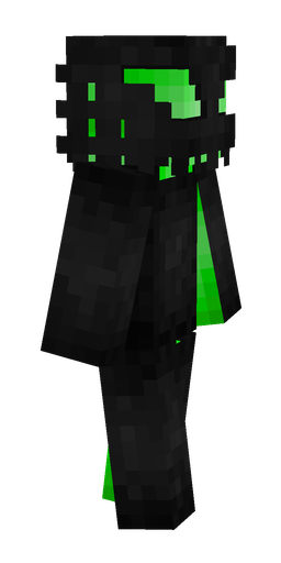 Black skin: body, right side render