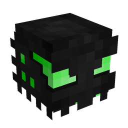 Black skin: head render