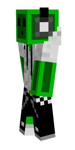 Black skin: body, left side render