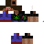 Black skin: raw texture render