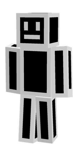 Black skin: body, front render