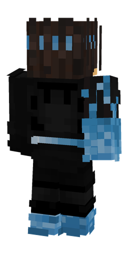 Black skin: body, back render