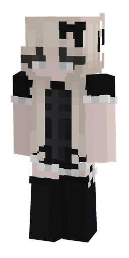 Black skin: body, front render