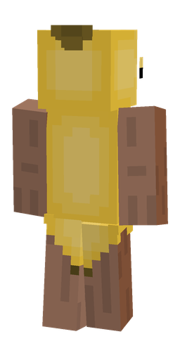 Brown skin: body, back render