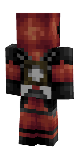 Black skin: body, back render