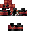 Black skin: raw texture render
