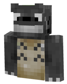Black skin: bust render