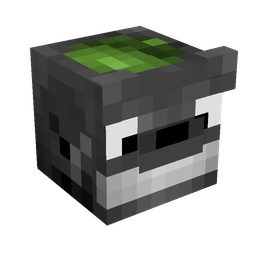 Black skin: head render