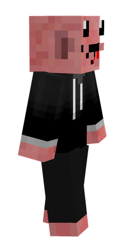 Black skin: body, right side render
