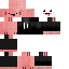 Black skin: raw texture render