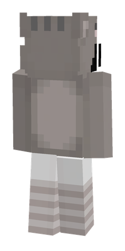 Dark skin: body, back render
